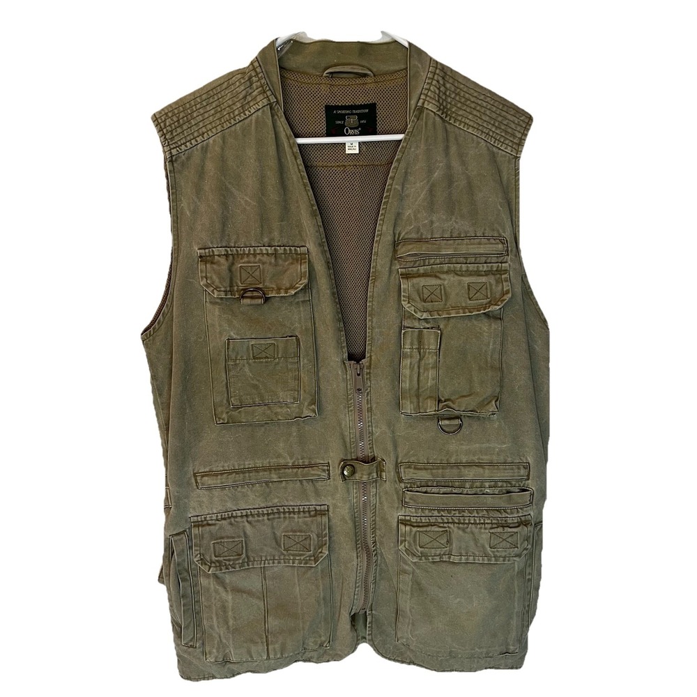 Orvis Olive Green Multi-Pocket Utility Vest
